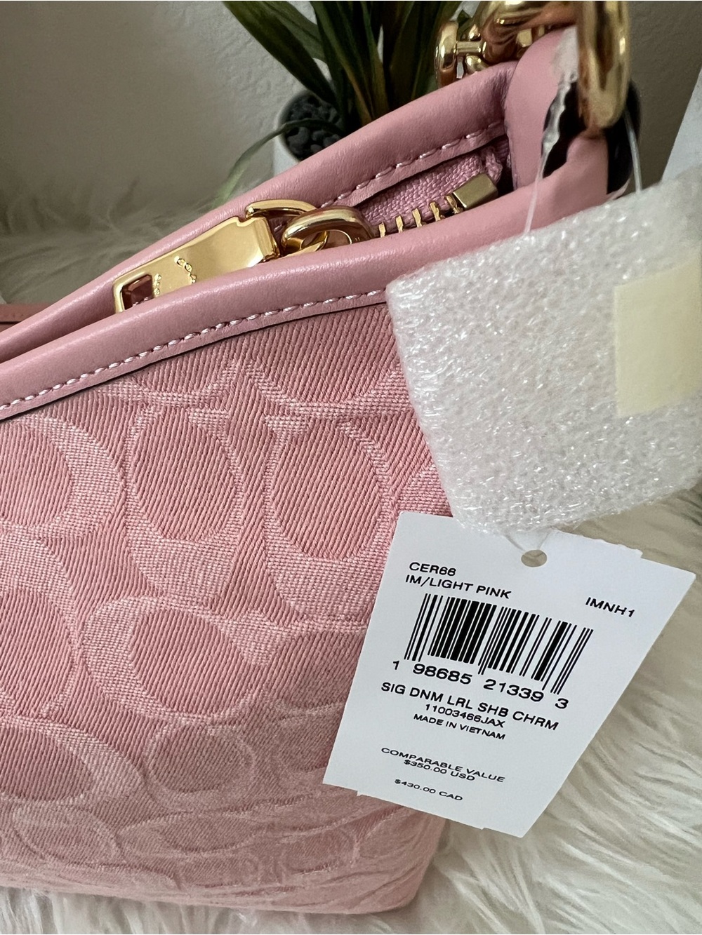 Coach Laurel in pink denim - Picture 6 of 11